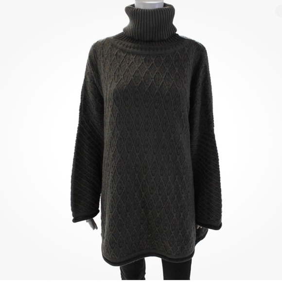 COOGI Women's Grey Wool Turtleneck Sweater Size M - Picture 1 of 6